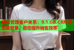 轻松管理客户关系：9.1.GB.CRM网页版登录，助您提升销售效率