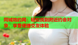 同城炮约网：轻松找到附近约会对象，享受便捷交友体验